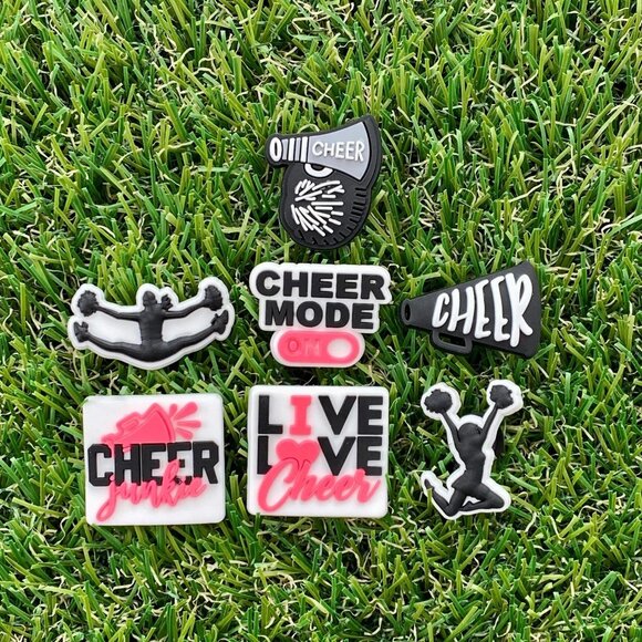 7 Cheerleader Crocs Jibbitz Charms Bundle - Picture 1 of 4
